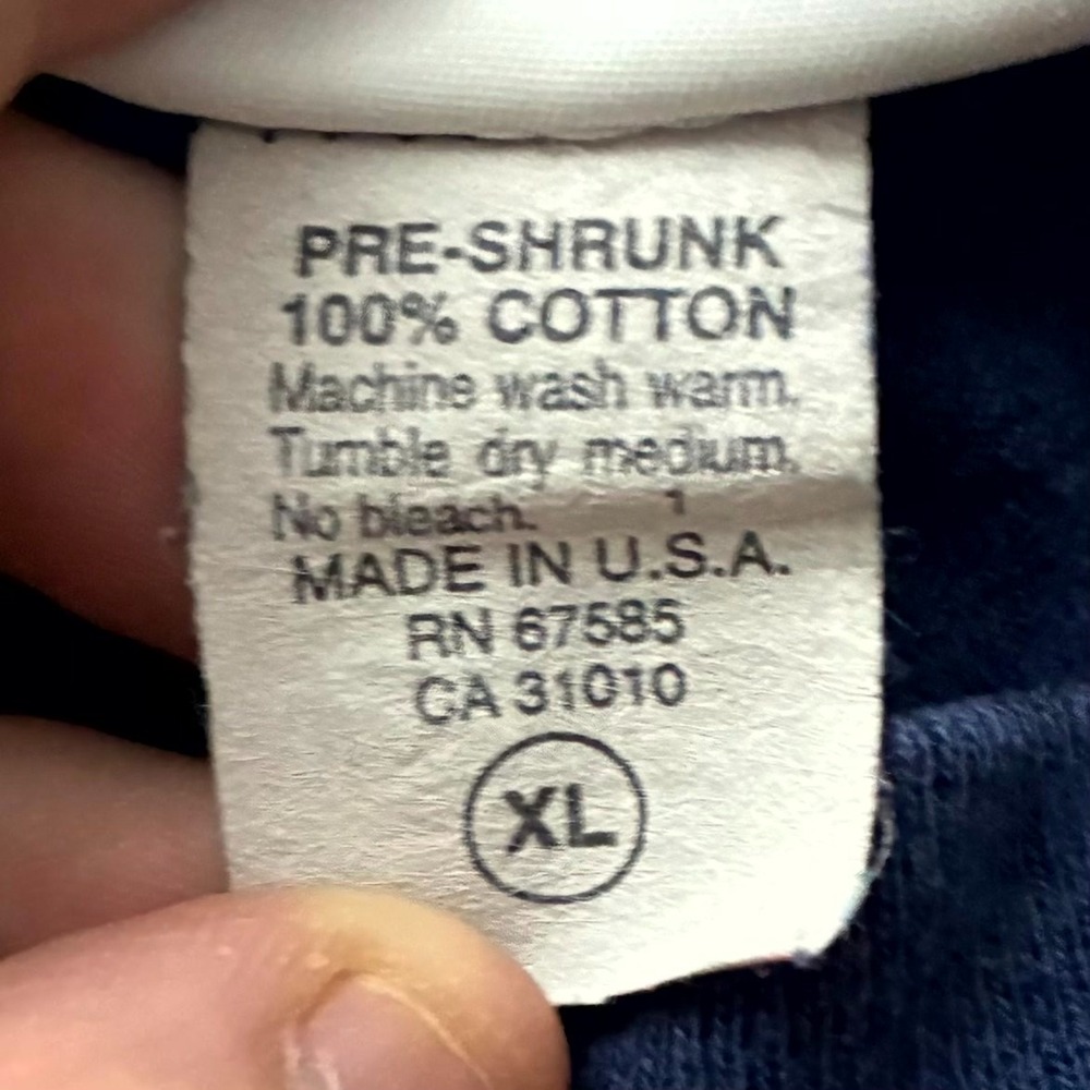 Vintage Coca-Cola Shirt Mens XL USA Blue Coke Seal Promotional Double Sided - Picture 3 of 14
